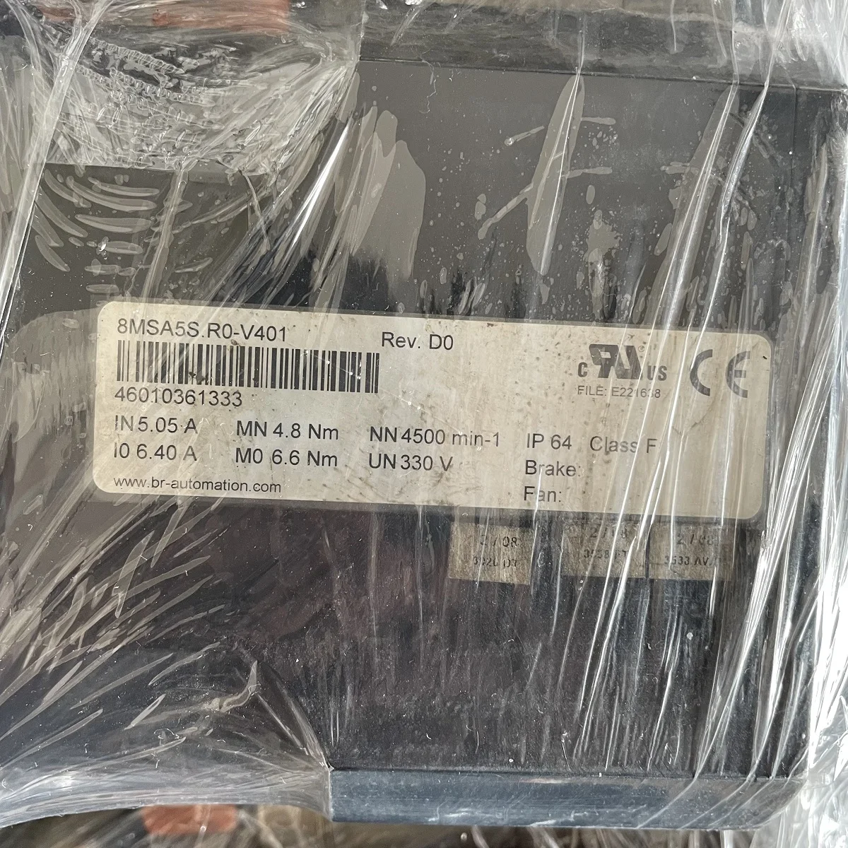 Servomoteur pour B & R, 8MSA5S.R0 _ V401