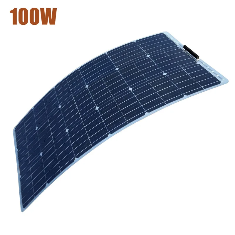 Rooftop electric vehicle solar charging off-road vehicle 100W12 volt solar panel power supply system