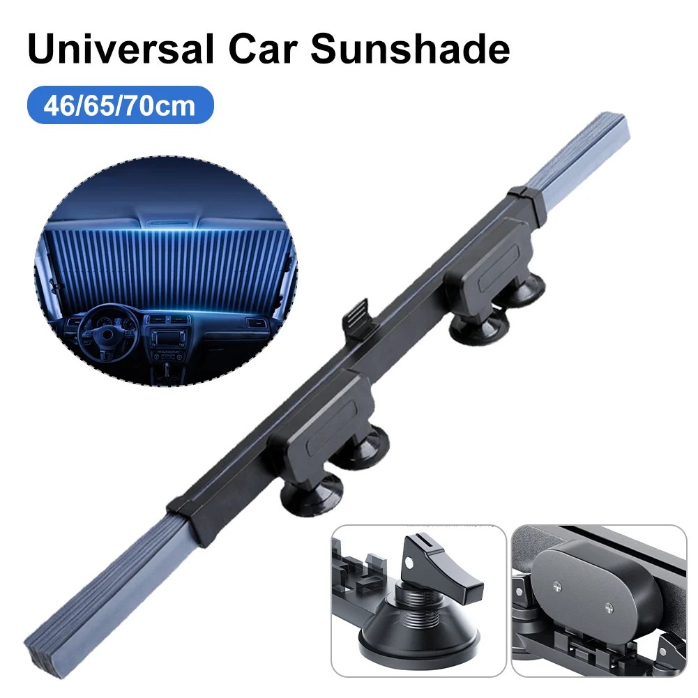 

46X150CM Universal Car Sunshade Retractable Front Rear Windshield Shade Cover Windshield Curtain Sun Protection Summer Cooling