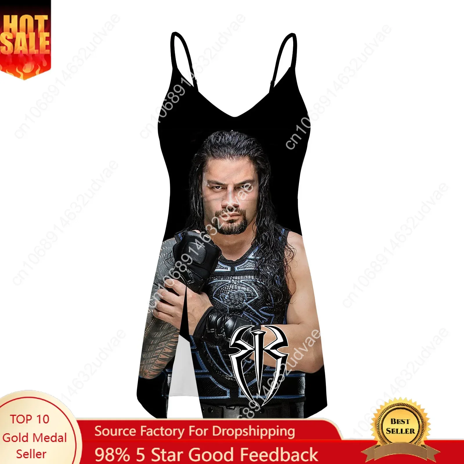 Roman Reigns Sling Dress Swimsuit Womens Bathing Suits Personalized Fashion Swimwear Pool Party Bikini Custom Made Beachwear