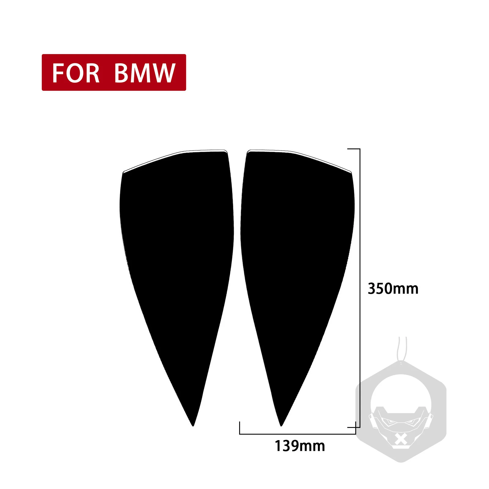 For BMW 3 Series G20 G28 325li 330d 335 2019-2021 Accessories Plastic Car Interior Front Door Buffer Slot Pad Trim Sticker