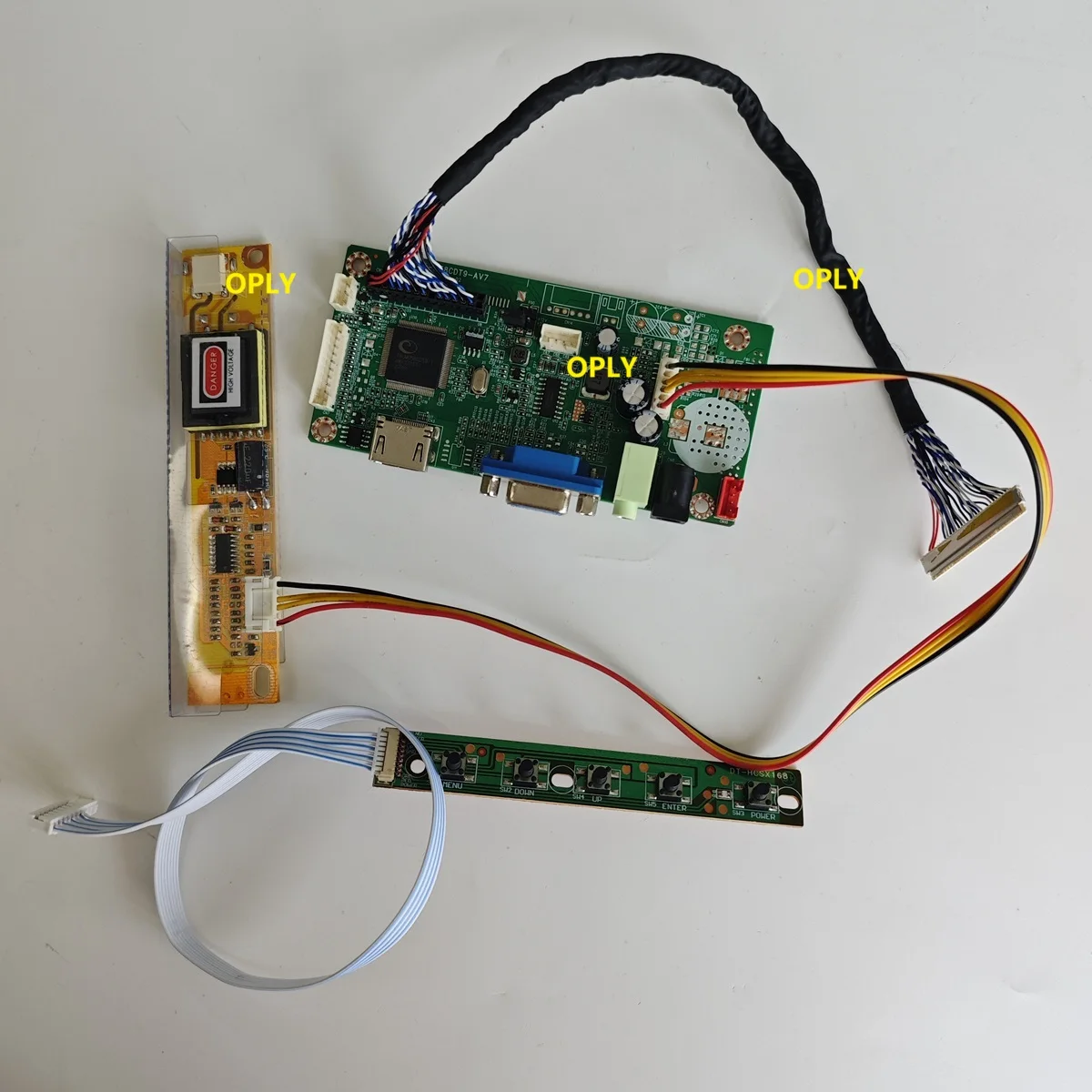Kit for LTD133EX2X LP154WX4-TLE2 LP154WX4 LP154WX5 Panel LED LCD Screen 1280x800 DIY Controller board Audio HDMI-Compatible VGA