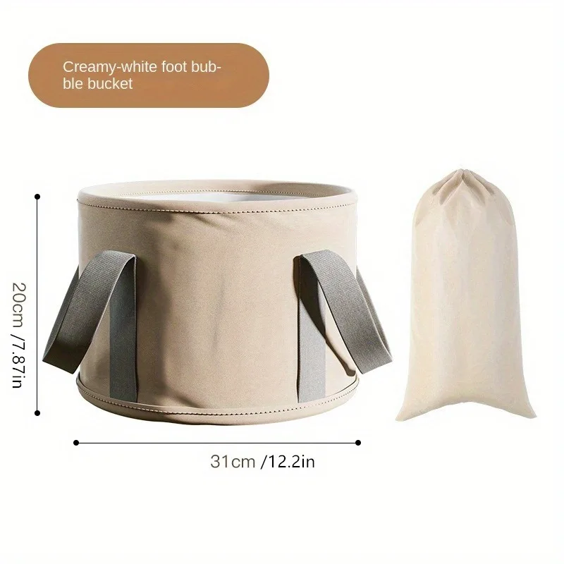 Super Insulated Portable Folding Foot Bath Bucket Travel Foot Bath Artifact Foot Bath Basin Environmentally Friendly and Odorles