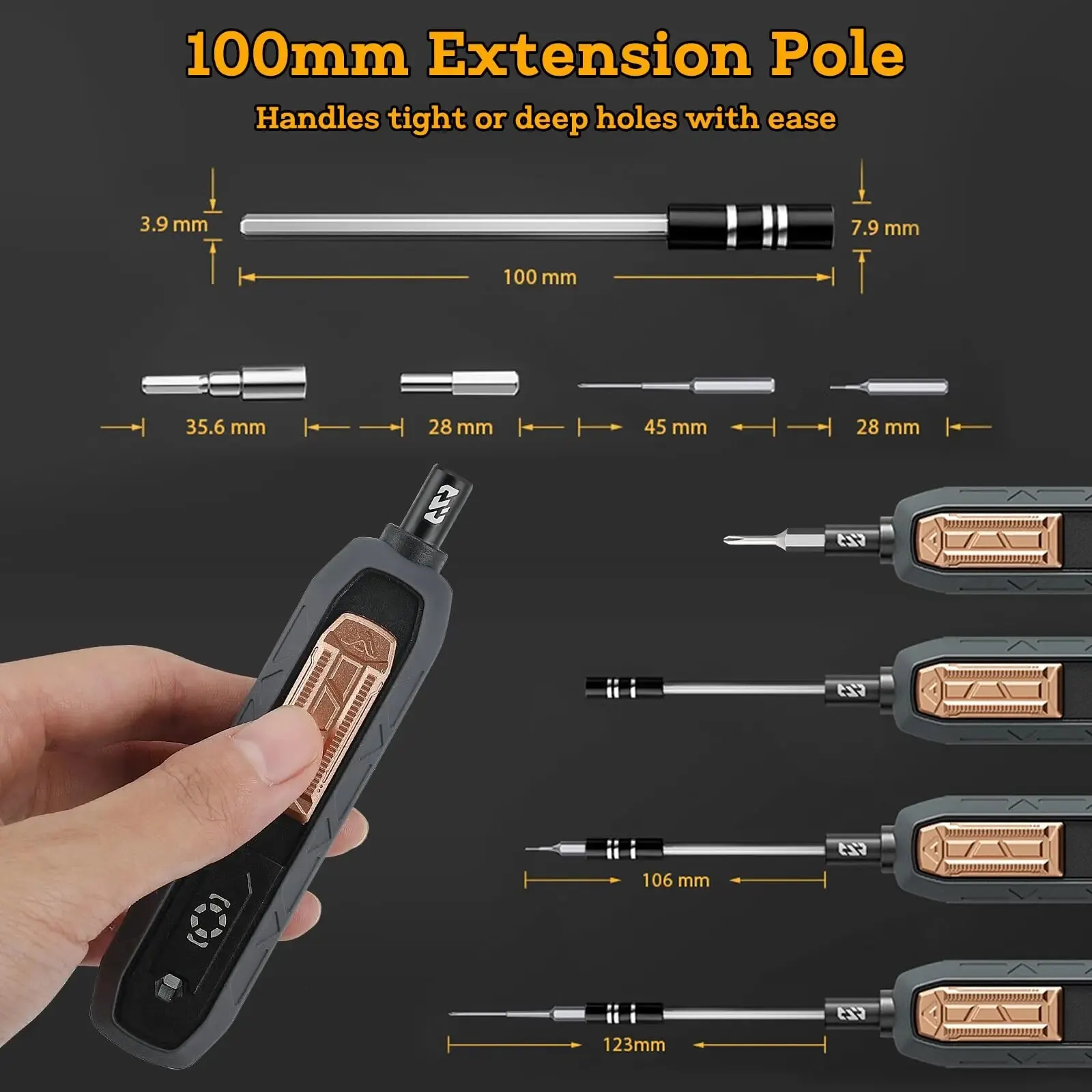 180 in 1 Precision Screwdriver Set Magnetic Extended Screw Driver Bits Multifunctional Repair Tool Kit for iPhone Watch Glasses