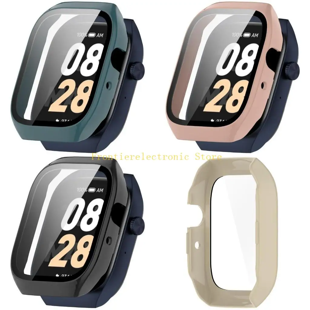 G8DB Impact Resistant Screen Protector Cover Shell for Watch T2 PC Glass Film Sleeve