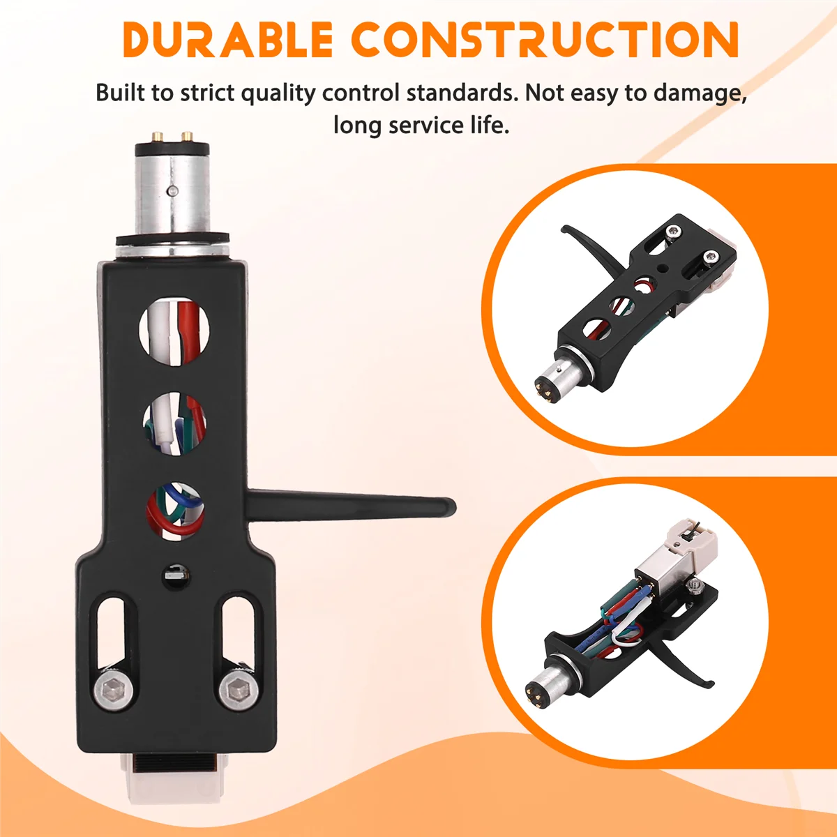 AT08 Новый стилус с головкой проигрывателя, 4-контактные контакты для проигрывателя фонографа, граммофона, LP, виниловая игла