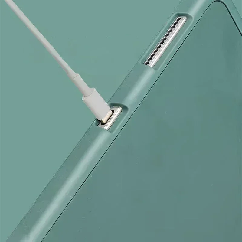 مع حامل القلم الرصاص فوندا حافظة لهاتف سامسونج جالاكسي تاب S6 لايت 10.4 2024 SM-P620 P625 SM-P610 P615 P619 جالاكسي S6 لايت 10.4''