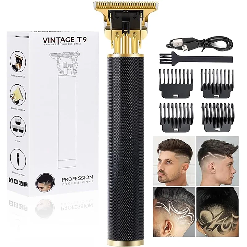 2025 T9 Electric Hair Clipper for Men Beard Shaver Body Trimmer 0mm Precision Barber Machine Dragon Carved Lightweight Design image 5