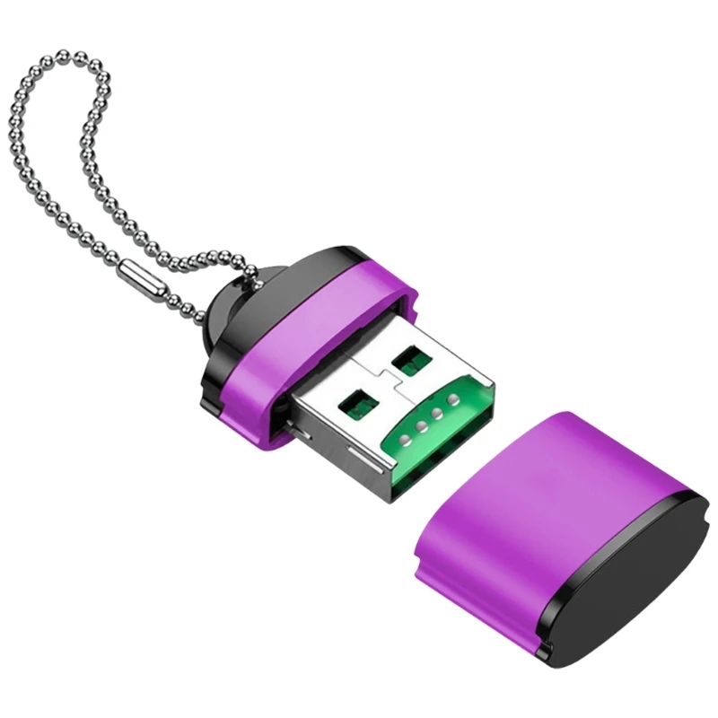 Card Reader USB2.0 Memory Card Adapter Memory Card Reader Adapter to USB Adapter for Laptops Fast Speed Dropship