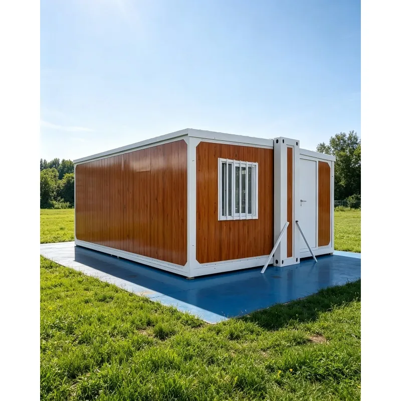 Customized Mobile 20ft 30ft 40ft 2 3 4 5 6 Bedroom Folding Expandable Tiny House Prefabricated Container Homes Restaurant Traile