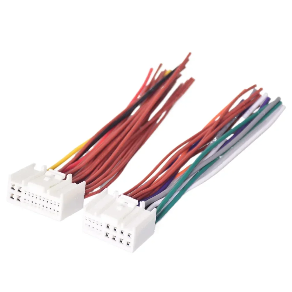 For Hyundai Elantra iX35 For KIA K2 K3 K5 Sportage R Power Wire Harness Car Radio Audio Wiring Harness  ISO Power Cable Adapter