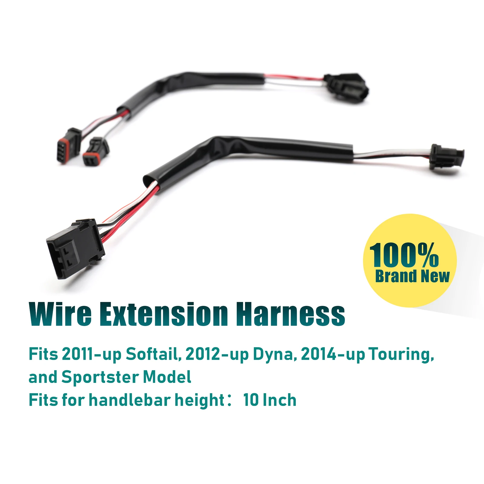 8/10/12/14/16 Inch Handlebar Extension Wire Harness CAN-Bus Switch Wiring for Harley Softail Touring Dyna Sportster