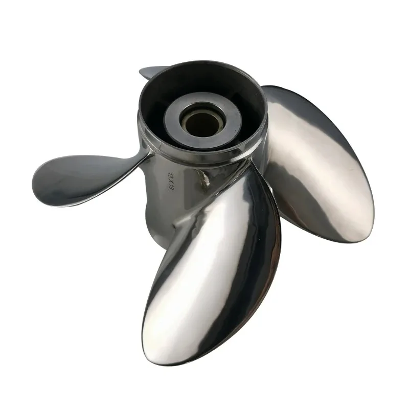 

13''x17''60-140 Stainless Steel 4 Blade Marine Propeller for Outboard Engine