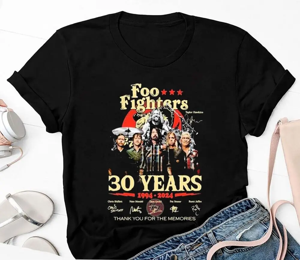 

Foo-Figh.ters 30 Years 1994-2024 Thank You For The Memories T Shirt