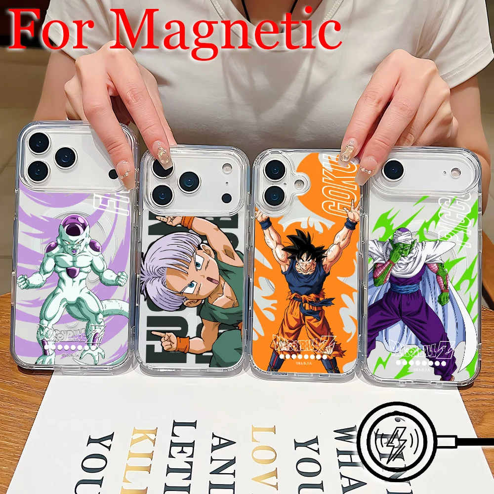 Magnetic Phone Case for Samsung Galaxy S26 S25 S24 S23 S22 S21 S20 FE Edge Plus Ultra 5G Cool Gokus Saiyans Dragons Balls