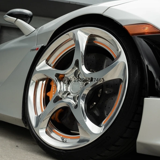 

Custom Polished Forged Alloy Wheel for 5x127 5x120 5x114.3 Five Spoke Wire Wheels