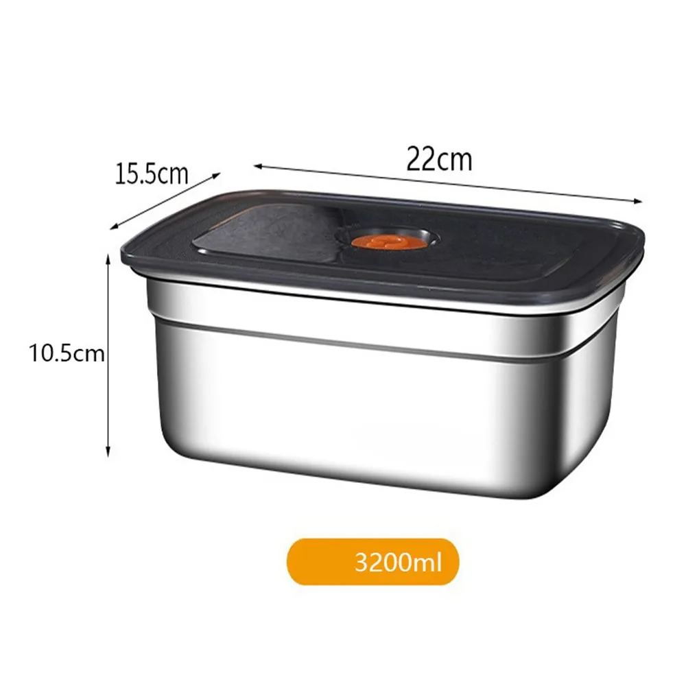 Hochwertige Camping-Lunchbox aus Edelstahl, versiegelter Kühlschrank mit Gefrierfach, Aufbewahrungsbox, auslaufsichere Mikrowelle, geeignete Bento-Box
