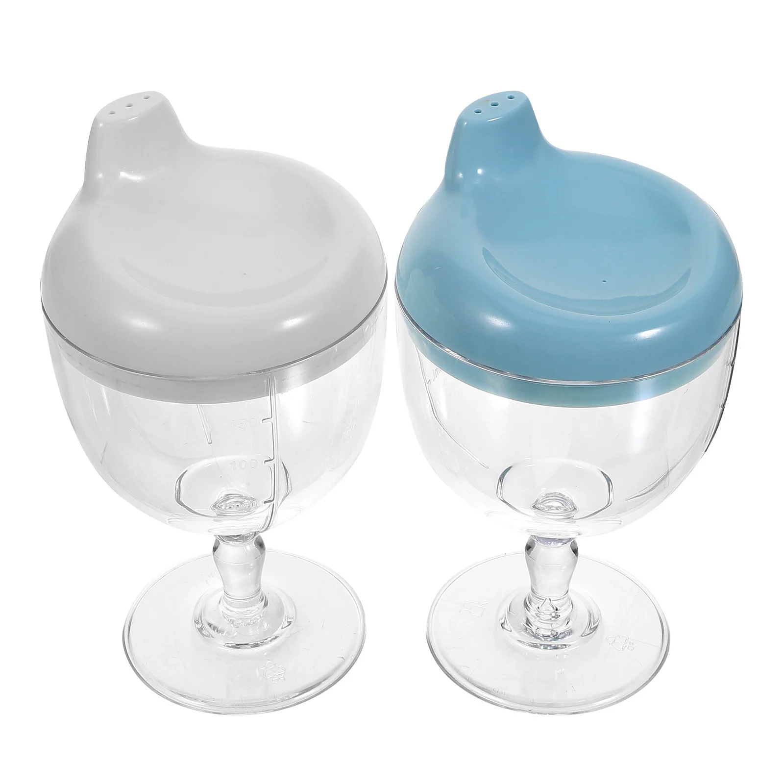 2 قطعة كوب تدريب للأطفال الصغار مادة قطعة متينة سهلة الإمساك مقاومة للانسكاب كوب شرب للأطفال كأس سيبي للأطفال أكواب شرب للأطفال