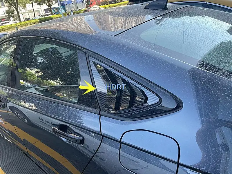 

Car Styling Rear Quarter Side Window Louver Vent Cover Shutter Panel Blinds Trim Frame For Honda Accord 11th 2023 + Accessories