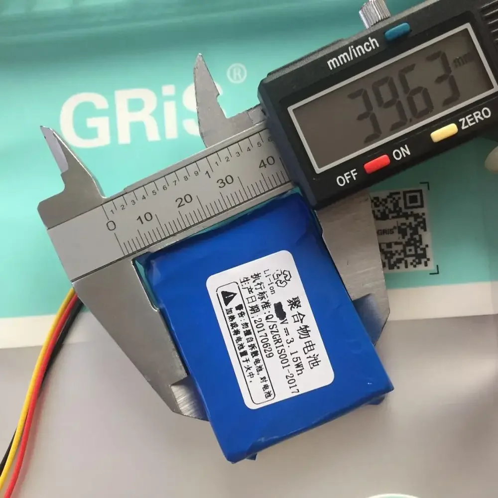 آلة بطاقة GRIS 533947 بطارية P 7.4 فولت ثلاثية الخطوط Xin Nuo 920 POS بطارية محطة POS اللاسلكية