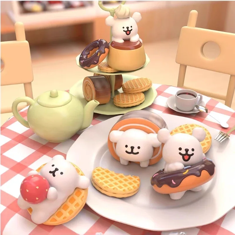 Suplay Maltese Puppy Afternoon Tea Series Blind Box Toys Mystery Box Guess Bag Cute Anime Figure Desktop Model Kawaii Gift