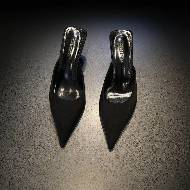 2023 sommer Frauen Abdeckung Kappe High Heel Hausschuhe Mode Leopard Print Maultiere Rutsche Damen Abend Party Alias