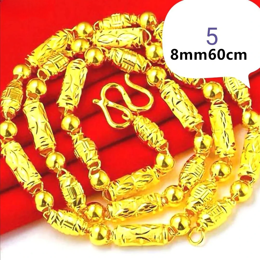 30g 14k Gold Real Gold Necklaces Shiny Choker Snake Chain Exquisite Necklace Gift For Men Women Fine Jewelry Never Fade 14 K