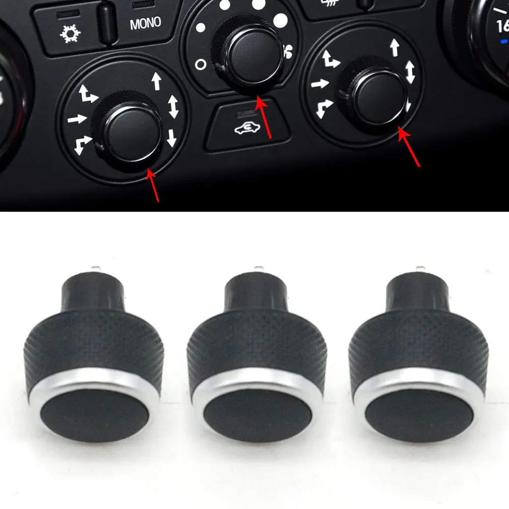 Kit de 3 piezas de botones de interruptor para panel de control de aire acondicionado para Ferrari 458 Spider F488 FF F12 F430 2017-2017