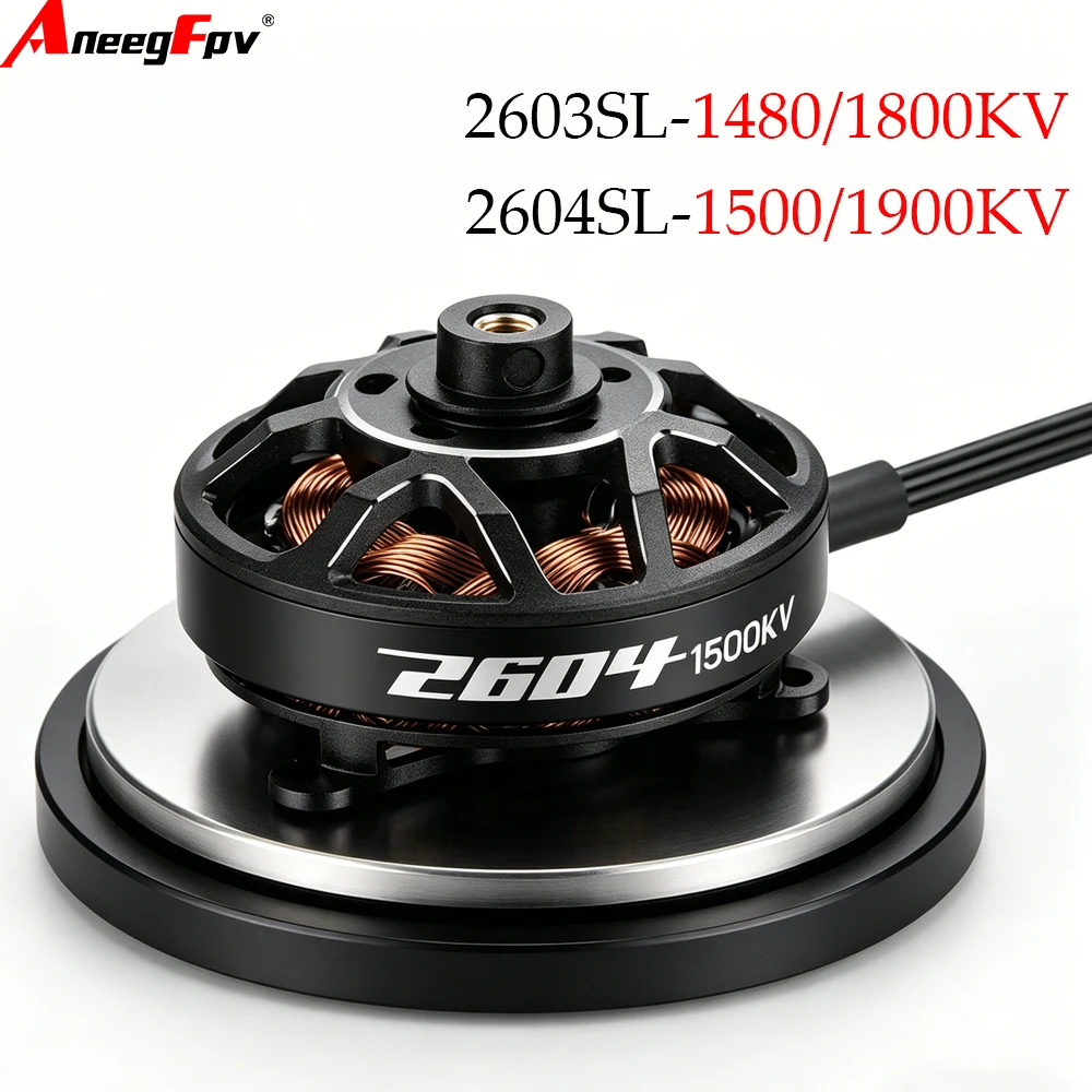 

Бесщеточный двигатель Hobbywing Platinum 2604SL 1800KV/1500KV/1900KV/2603SL 1480KV, подходящий для электрических самолетов F3P с фиксированным крылом.