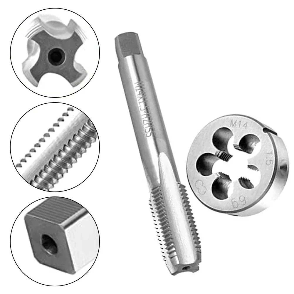 For Metal Materials Metric Tap And Die Set X 1.5 Tap And Die For Industrial Use Fast Chip Removal High Accuracy Class