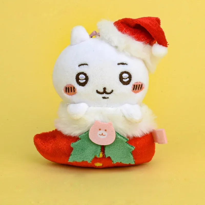 Chiikawa bambola carina calza di Natale peluche borsa regalo di Natale decorazione portachiavi Hachiware Usagi Usagi ciondolo