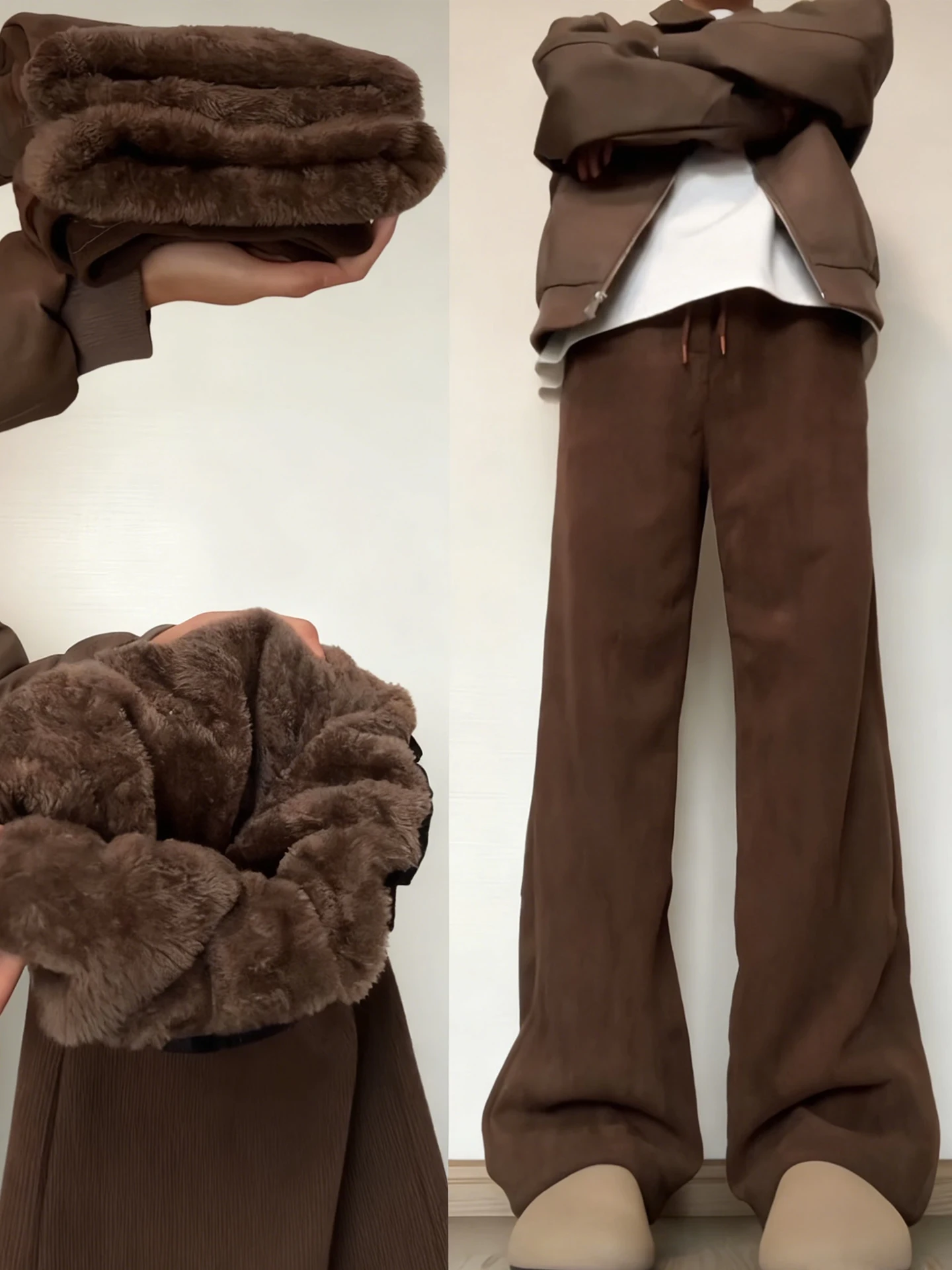 

Півнично-восточные бархатные хлопковые брюки с ягненком для мужчин и женщин, зимние ленивые свободные спортивные штаны, тяжелые вельветовые широкие брюки