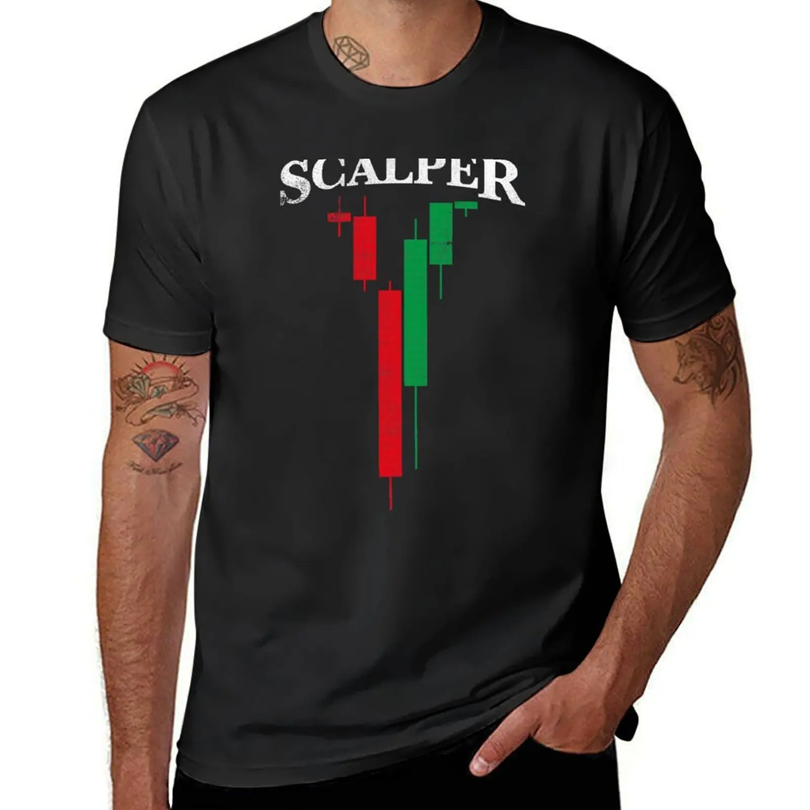 Scalper Forex T-Shirt quick-drying sports fans Short sleeve tee mens cotton t shirts