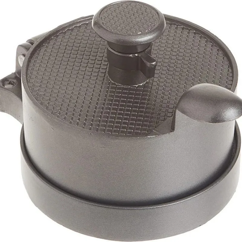 

Manual hamburger machine, hand-pressed small meat patty machine, small aluminum alloy adjustable meat pressing mold