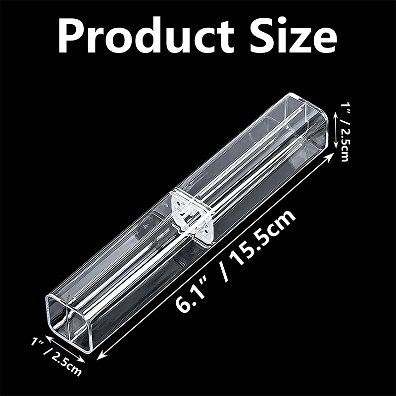 20 Pieces Clear Case Plastic Packaging Box For Ball Pen Gift Box Transparent Pen Box Empty Plastic Pen Case