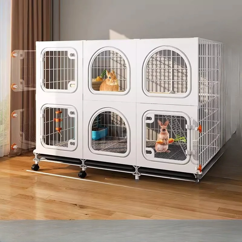 

Rabbit cage second-floor platform household large luxury villa indoor special double-layer bold reinforcement encrypted