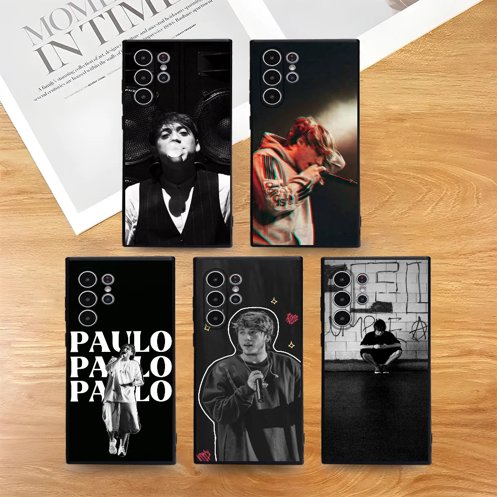 

P-Paulo Londra Back To Phone Case For Samsung Galaxy S25 S24 S22 S23 Ultra S21 S20 Plus 5G Frosted Non-Slip Full Cover
