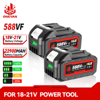 ONEVAN 22900mAh 588VF Rechargeable Battery Lithium Ion Battery Electric Power Tool Battery For Electric Wrench For 21V 18V