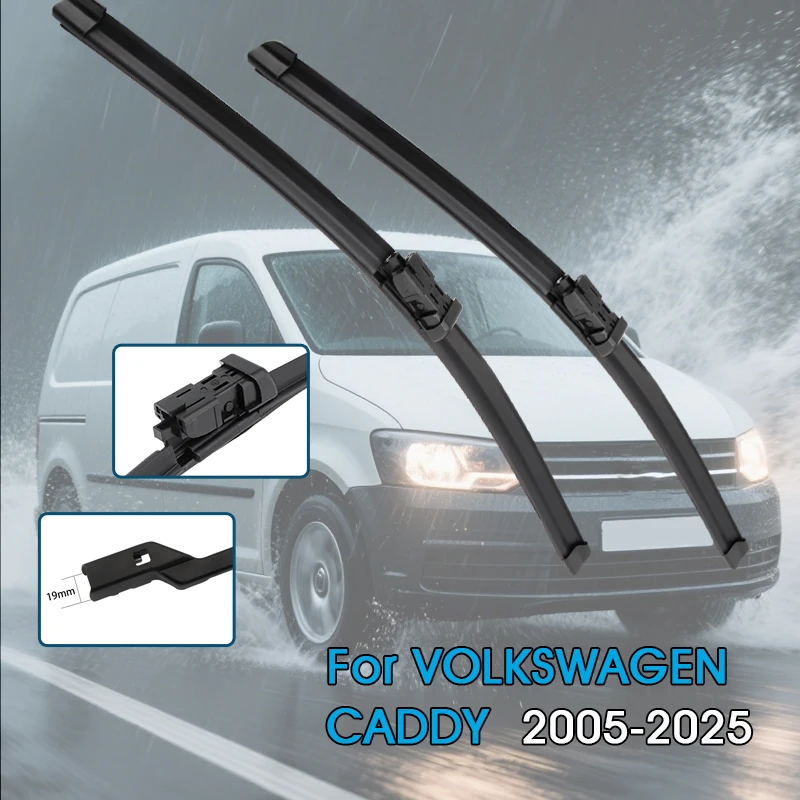 Auto Wischer Klingen Für VOLKSWAGE CADDY 2K 2KN 2 Hinten tür Hinten 2005-2025 Windschutzscheibe Windschutz Front fenster Klingen Auto Zubehör