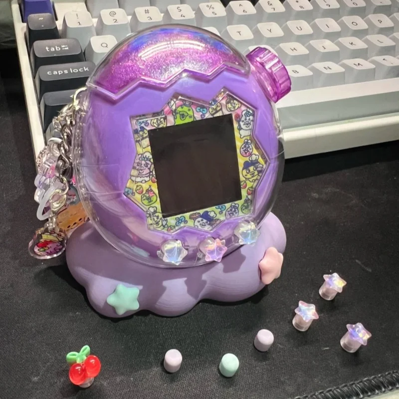 Para Tamagotchi Uni/Paradise carcasa protectora carcasa transparente fresa manzana accesorios con forma de silicona