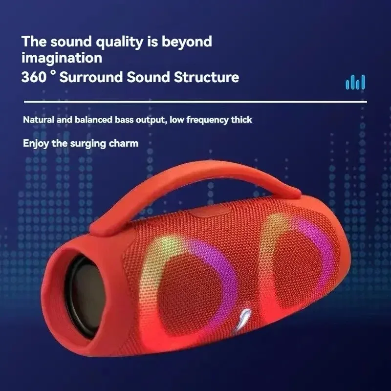 100W High Power Bluetooth Speaker Portable RGB Colorful light Waterproof Wireless Subwoofer 360 Stereo Surround TWS FM Boombox view 5