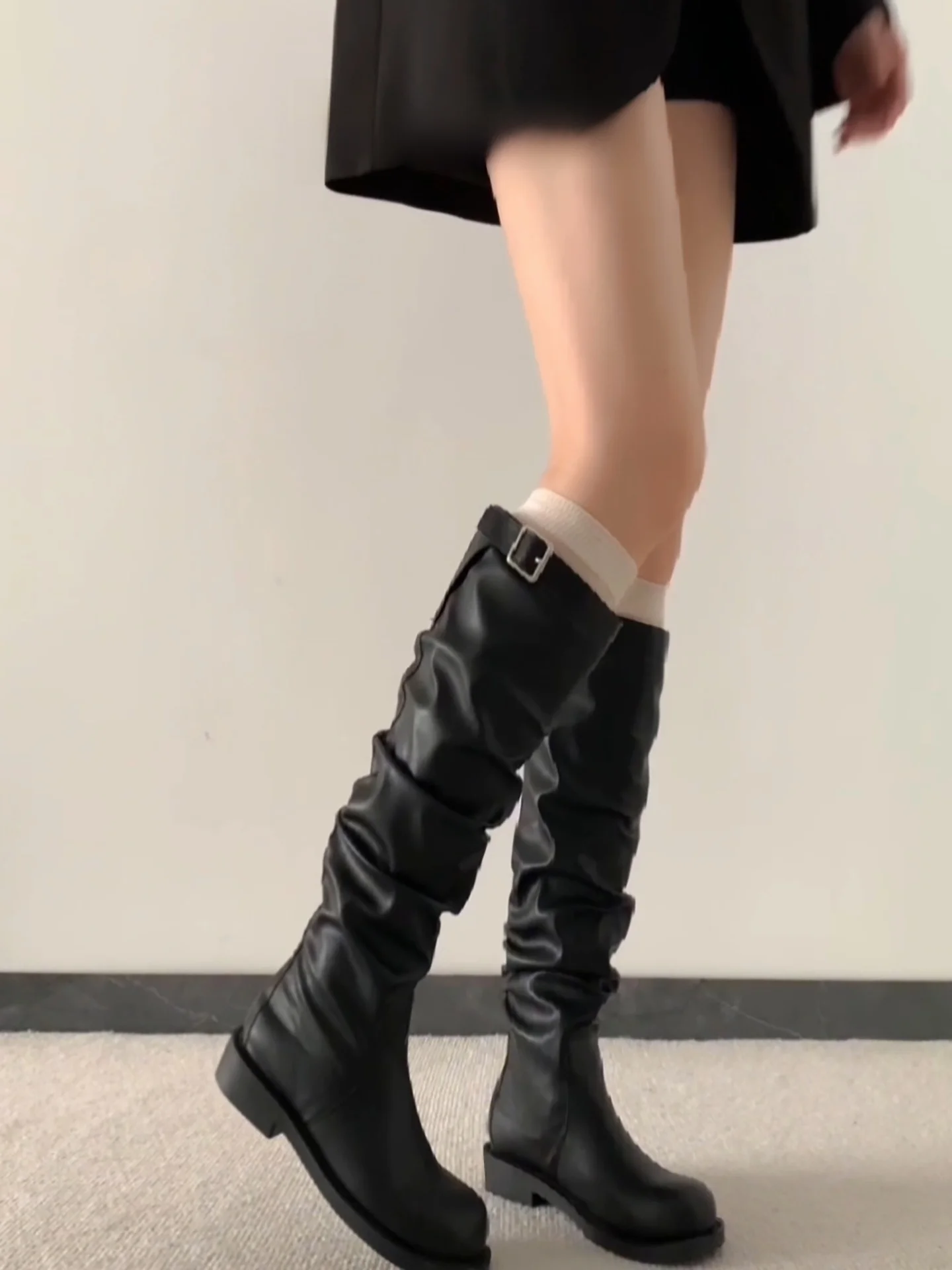 bottes-retro-Elegantes-a-talon-carre-pour-femme-bottes-en-cuir-amincissantes-au-dessus-du-genou