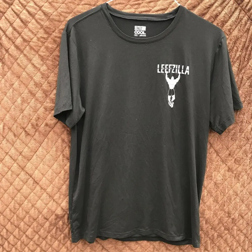 LEEFZILLA T-Shirt Men's L LARGE DOUBLE SIDED TEE 32 Degrees Cool