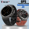 GPS 스마트 워치 1.43 AMOLED 스크린, 5ATM 방수 내장 GPS 나침반, 170 가지 이상의 스포츠 모드, 남성용 내구성 스마트 워치, 2025 신제품 1