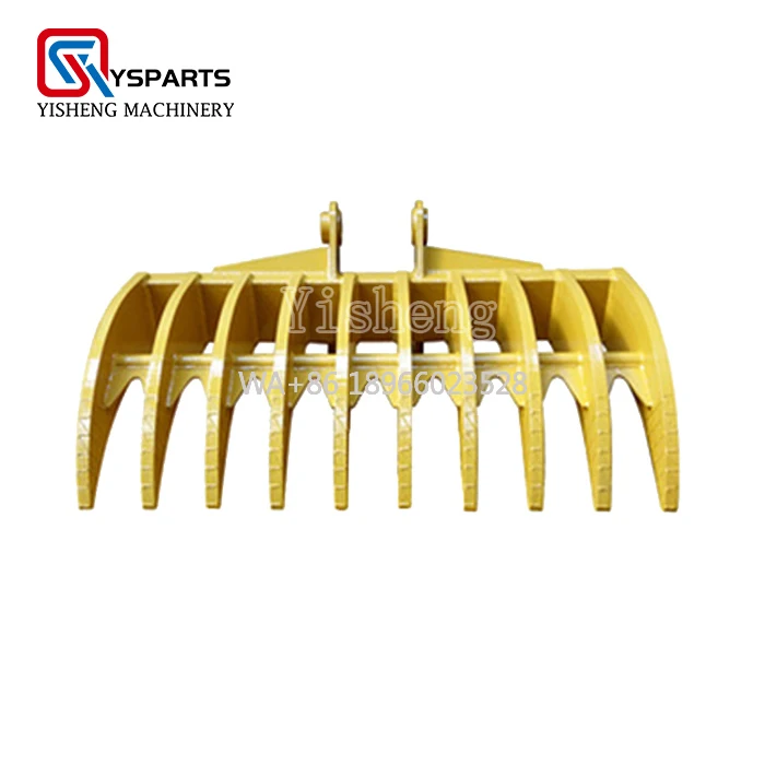 Parti di macchine per escavatore Rastrello per escavatore DH300-5 DH320 DH330-3 DH360-5 DH450 DH500 Rastrello per radice per cancellare per escavatore