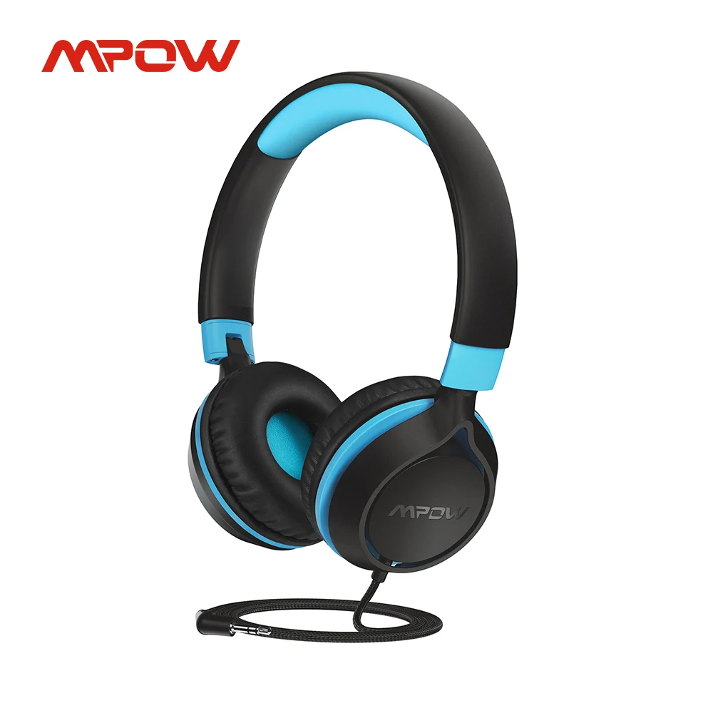 Mpow CHE1 Kids Headphones Wired Headset for Kids Teens Children Boys Girls with Volume Limit 94dB On Ear Headphone for Tablet PC