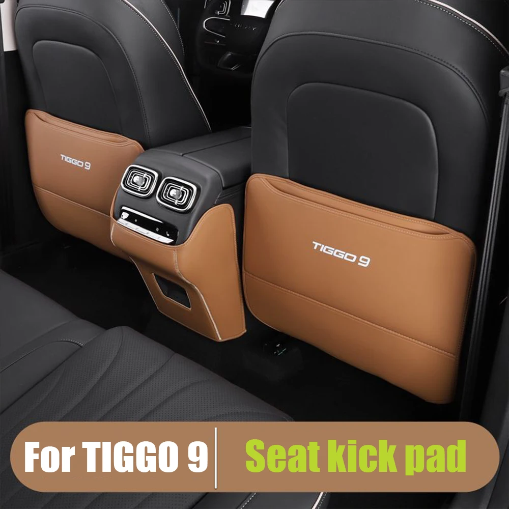 

For Chery TIGGO 9 TIGGO9 2023 2024 Car Rear Seat Anti-Kick Pad Rear Seats Cover Back Armrest Protection Mat Accessories