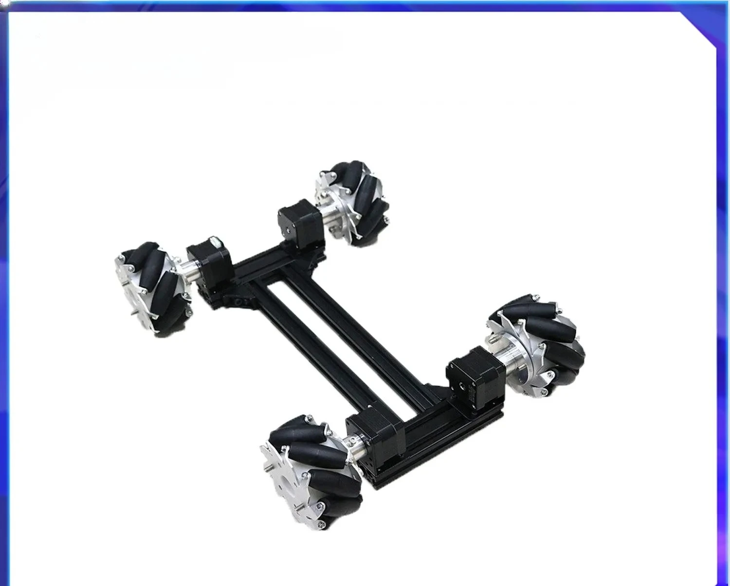 100Mm smart car large load DIY metal chassis 42 stepper motor