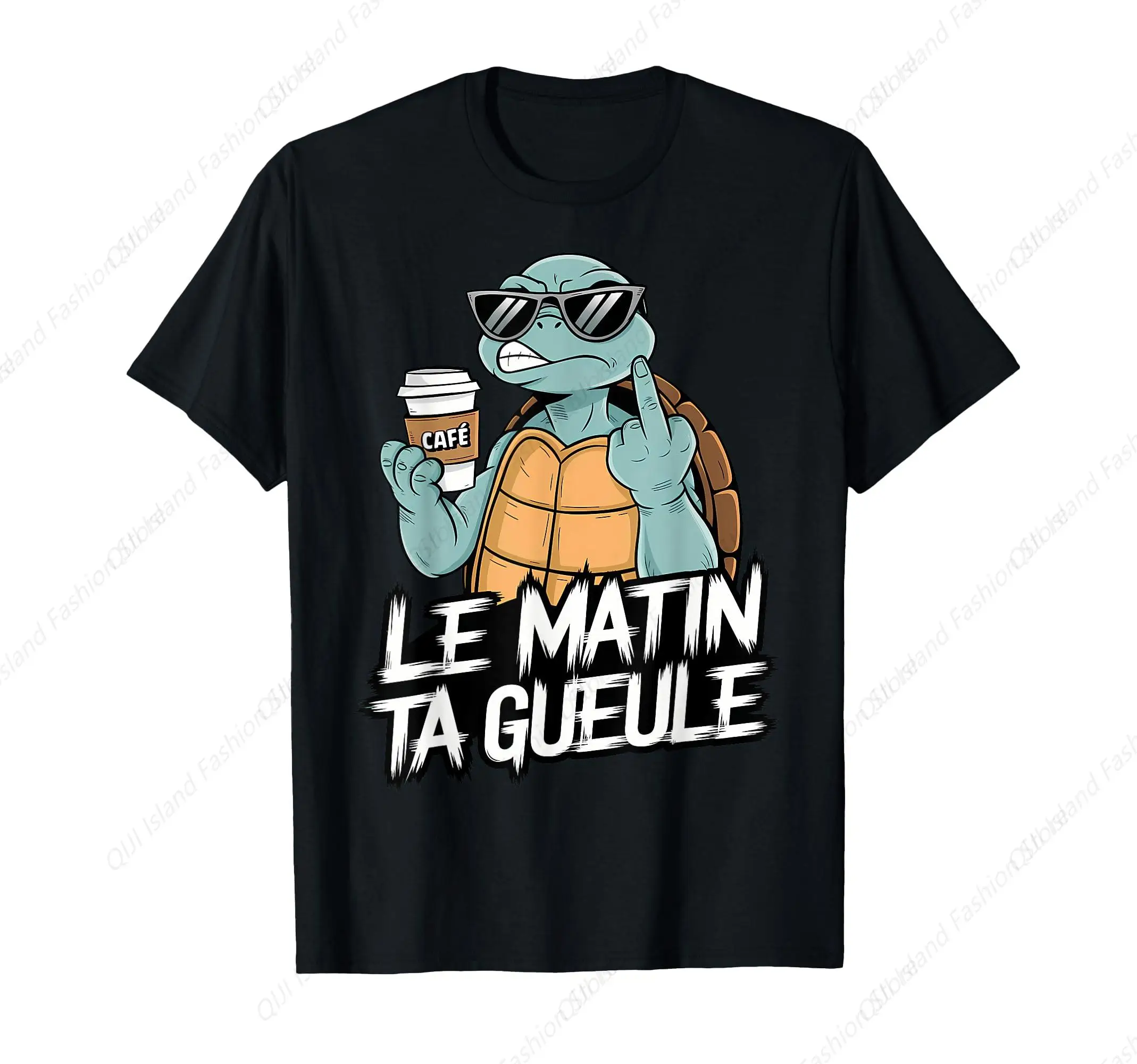 

Morning Your Mouth Humor Turtle Coffee Sarcasm Funny Mood T-Shirt