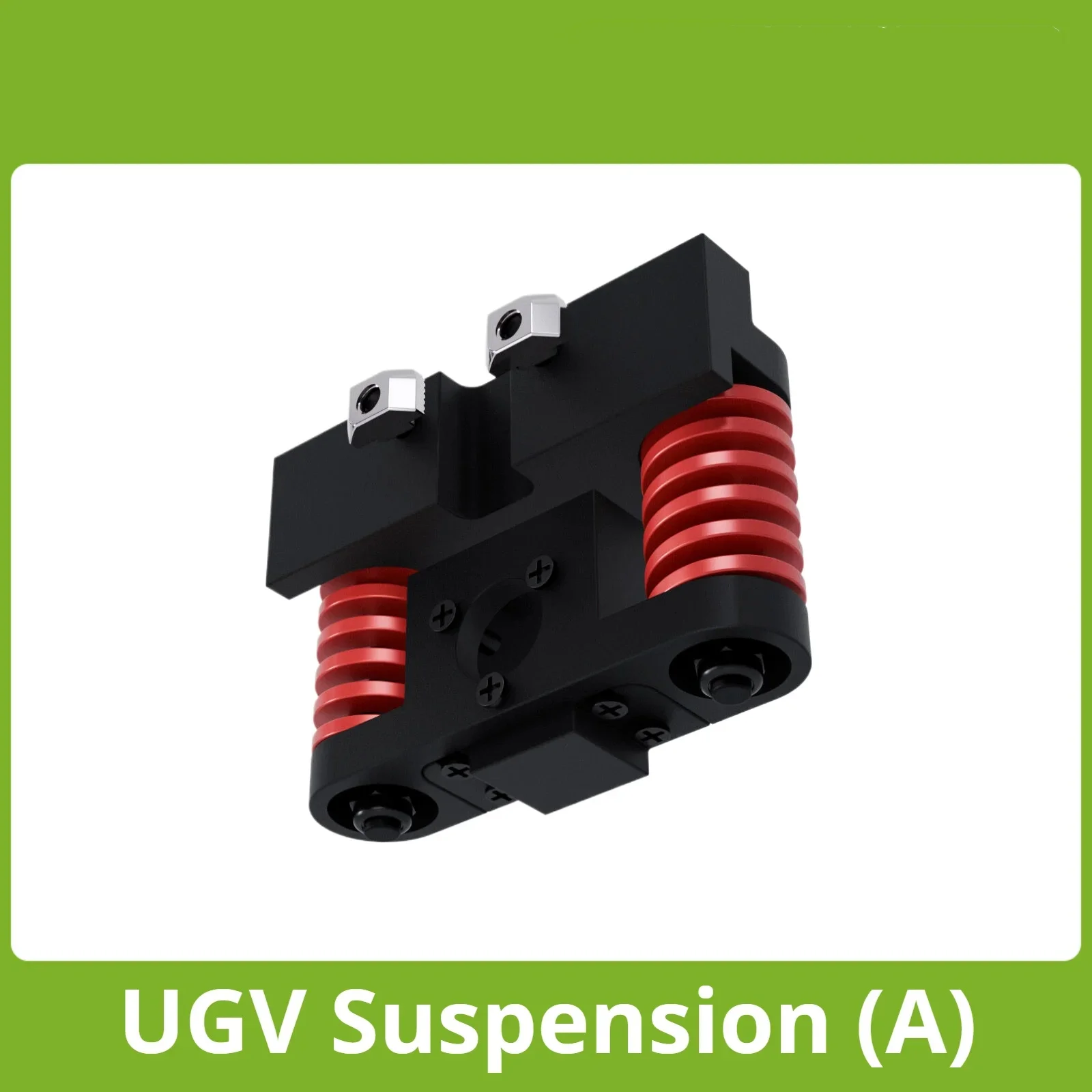 Waveshare All-metal Compact UGV Suspension (A), High-strength Spring, 7.5KG Load Capacity, Suitable for DDSM115 Hub Motor